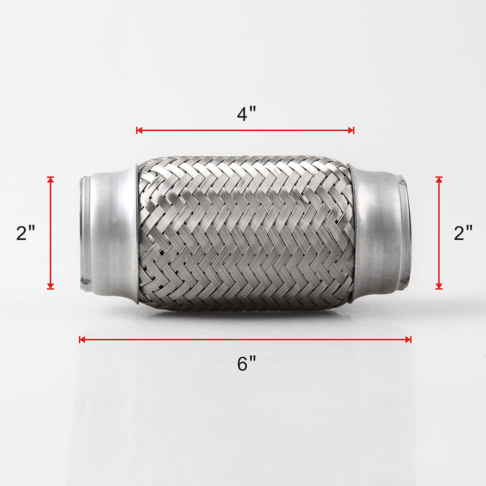 Stainless Steel Exhaust Flexible Tube with Inside Braid