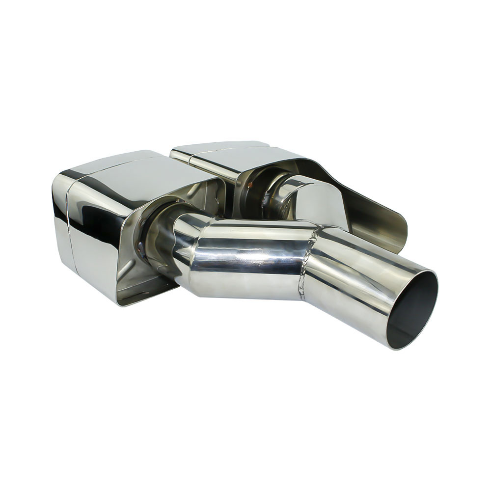 Universal Double Outlet Stainless Steel Exhaust Tail Tube