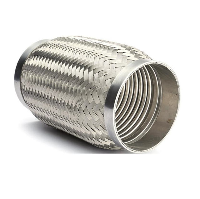Stainless Steel Exhaust Flexible Pipe with Outer Braid