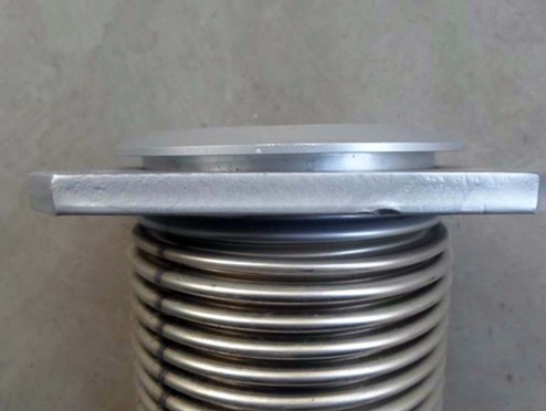 Stainless Steel Exhaust Corrugated Bellow With Flanges