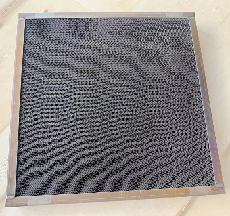 Square Metallic Honeycomb Substrate