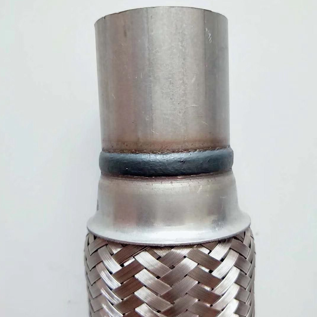 Stainless Steel Exhaust Corrugated Tube With Nipple