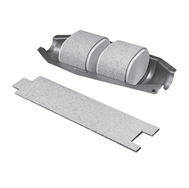 Intumescent Mat and Non-Intumescent Mat for Supporting Ceramic Substrate