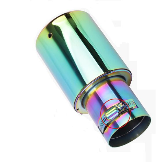 Universal Colorful Stainless Steel Exhaust Tail Tube