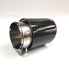 Universal Single Inlet and Outlet Carbon Fiber Exhaust Tip