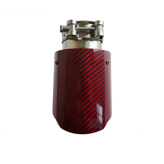 Wine Red Carbon Fiber Exhaust Tips