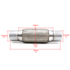 SUS201 Exhaust Flexible Pipe With Extension Pipe