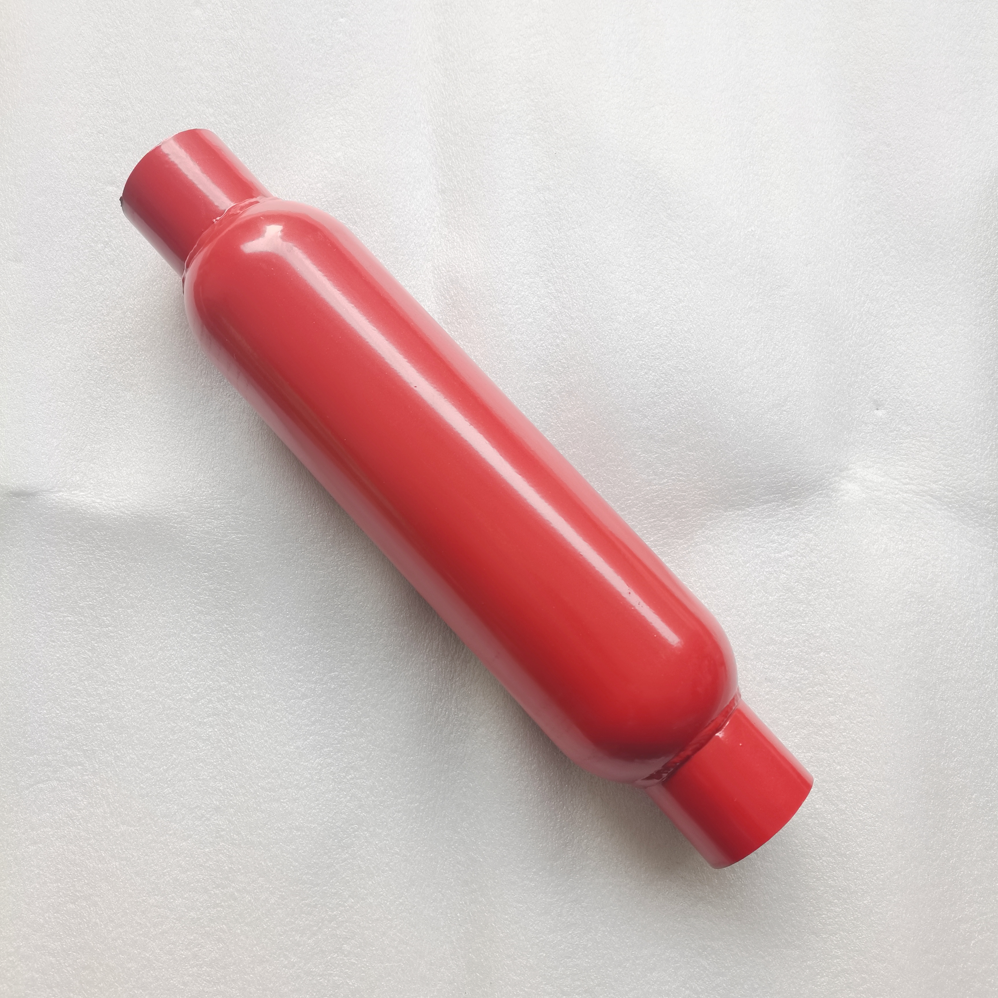 Fiberglass Packing Muffler Resonator in Red Color