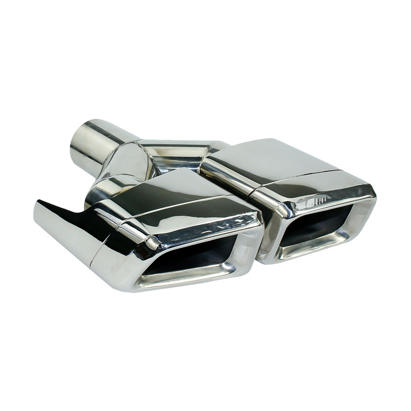 Universal Double Outlet Stainless Steel Exhaust Tail Tube